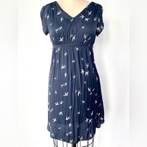 H&M navy maternity dress XS
